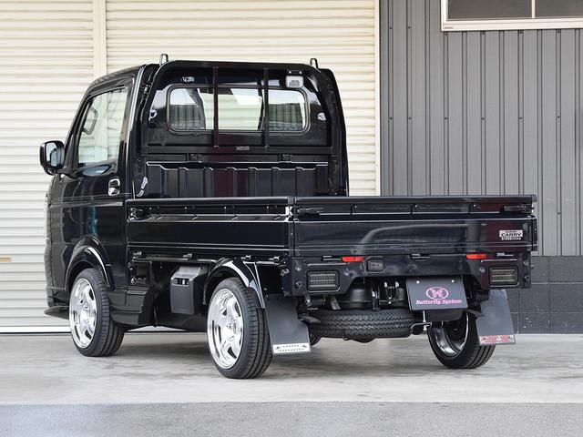 キャリイトラック ＫＣエアコン・パワステ　４ＷＤ　ＭＴ　バタフライシステムエアロ　ワーク１５インチアルミ　ハンコック１５インチタイヤ　ＬＥＤヘッドライト　キーレス　ＩＮＴＥＣ　ＬＥＤテール　クラッチオシートカバー（34枚目）
