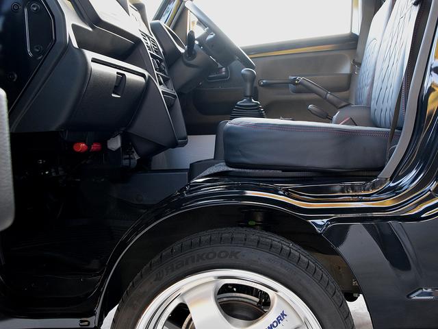 キャリイトラック ＫＣエアコン・パワステ　４ＷＤ　ＭＴ　バタフライシステムエアロ　ワーク１５インチアルミ　ハンコック１５インチタイヤ　ＬＥＤヘッドライト　キーレス　ＩＮＴＥＣ　ＬＥＤテール　クラッチオシートカバー（65枚目）