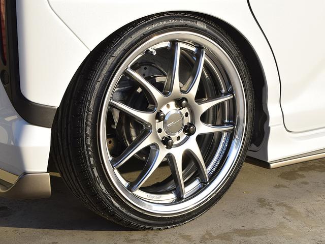 ムーヴ ＲＳ　バタフライシステムエアロパーツ・ファイナルコネクション新品車高調・ＷＯＲＫ　エモーション１６インチ新品アルミホイール・新品ＬＵＣＣＩＮＩタイヤ・純正９インチディスプレィオーディオ・左右シートシーター（21枚目）