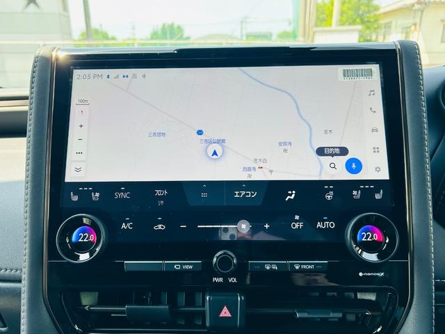 アルファード Ｚ　パノラマルーフ　全周囲カメラ　１４型ナビ　デジタルインナーミラー　ワンオーナー　ＥＴＣ　両側電動スライドドア　パワーバックドア　後席モニター　シートヒーター　ブラインドスッポットモニター（30枚目）