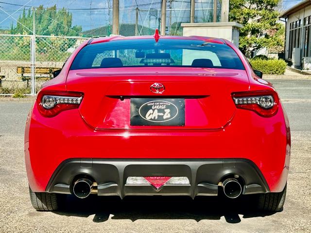 86 GT 保証1年・ロッソモデルマフラー・サイドウィンドウルバーパネル・ドラレコ・ETC(16枚目)