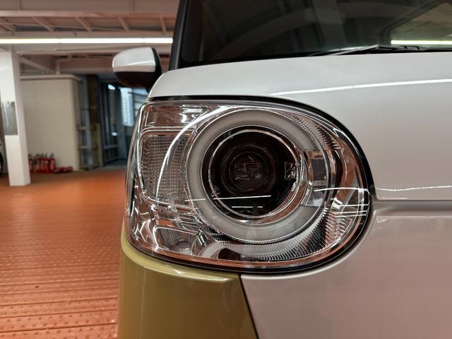 ムーヴキャンバス ストライプスＧ　届出済未使用車　ブレーキサポート　ソナー　アイドリングストップ　両側電動スライドドア　スマートキー　プッシュスタート　Ｗシートヒーター　ＬＥＤヘッドライト　オートライト　オートエアコン（9枚目）
