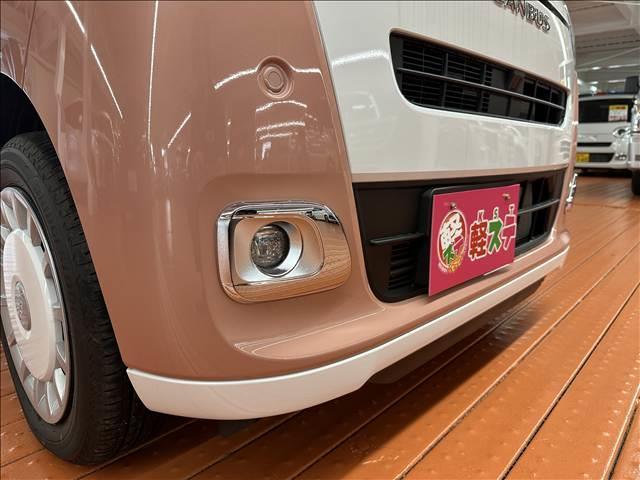 ムーヴキャンバス ストライプスＧ　届出済未使用車　ブレーキサポート　ソナー　アイドリングストップ　両側電動スライドドア　スマートキー　プッシュスタート　Ｗシートヒーター　ＬＥＤヘッドライト　オートライト　オートエアコン（9枚目）