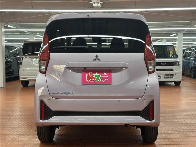 ｅＫワゴン Ｍ　届出済未使用車　ブレーキサポート　レーンサポート　ソナー　オートライト　キーレス　アイドリングストップ　Ｗシートヒーター　サイドＷエアバック　電動格納ミラー（6枚目）