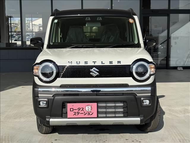 ハスラー タフワイルド　届出済未使用車　２トーンカラー仕様車　ブレーキサポート　レーンサポート　クルーズコントロール　ソナー　シートヒーター　スマートキー　プッシュスタート　アイドリングストップ　ＬＥＤヘッドライト（4枚目）