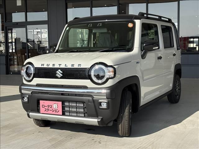 ハスラー タフワイルド　届出済未使用車　２トーンカラー仕様車　ブレーキサポート　レーンサポート　クルーズコントロール　ソナー　シートヒーター　スマートキー　プッシュスタート　アイドリングストップ　ＬＥＤヘッドライト（5枚目）