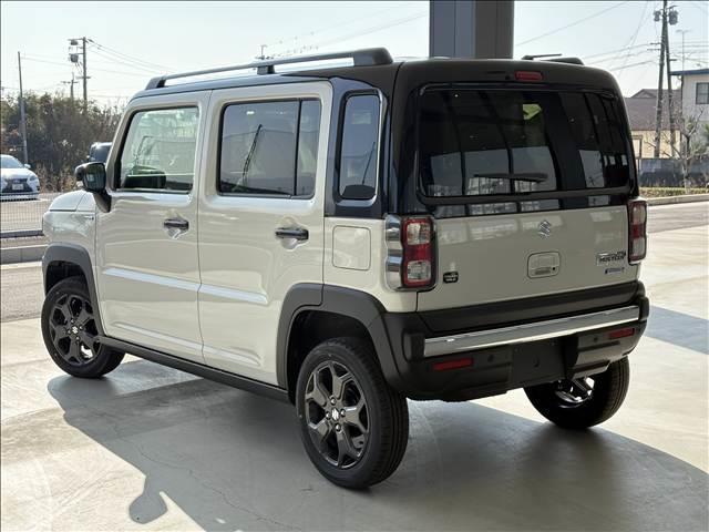 ハスラー タフワイルド　届出済未使用車　２トーンカラー仕様車　ブレーキサポート　レーンサポート　クルーズコントロール　ソナー　シートヒーター　スマートキー　プッシュスタート　アイドリングストップ　ＬＥＤヘッドライト（7枚目）
