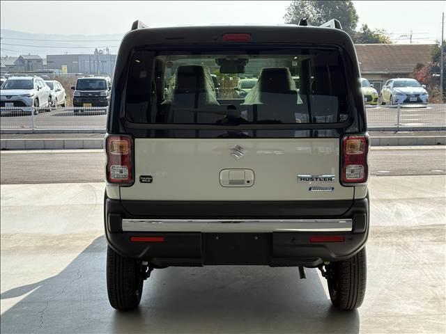 ハスラー タフワイルド　届出済未使用車　２トーンカラー仕様車　ブレーキサポート　レーンサポート　クルーズコントロール　ソナー　シートヒーター　スマートキー　プッシュスタート　アイドリングストップ　ＬＥＤヘッドライト（8枚目）