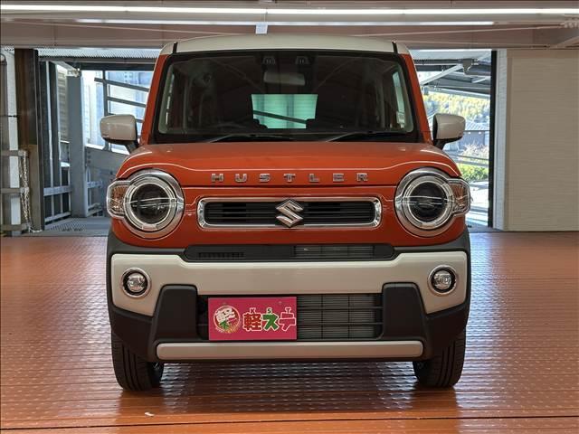 ハスラー ハイブリッドＸ　届出済未使用車　２トーンカラー仕様車　ブレーキサポート　レーンサポート　クルーズコントロール　ＬＥＤヘッドライト　ソナー　シートヒーター　スマートキー　アイドリングストップ（4枚目）