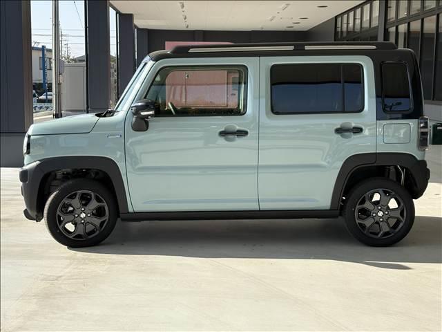 ハスラー タフワイルド 届出済未使用車 2トーンカラー仕様車 ブレーキサポート レーンサポート クルーズコントロール ソナー シートヒーター スマートキー プッシュスタート アイドリングストップ LEDヘッドライト(6枚目)