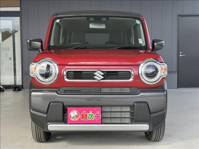 ハスラー ハイブリッドＧ　届出済未使用車　２トーンカラー仕様車　ブレーキサポート　レーンサポート　ソナー　クルーズコントロール　シートヒーター　ＬＥＤヘッドライト　オートライト　スマートキー　プッシュスタート（4枚目）