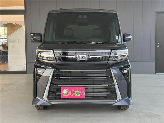 タント カスタムＸ　届出済未使用車　バックカメラ　ブレーキサポート　ソナー　両側電動スライドドア　スマートキー　プッシュスタート　アイドリングストップ　オートライト　オートエアコン　電動格納ミラー（4枚目）