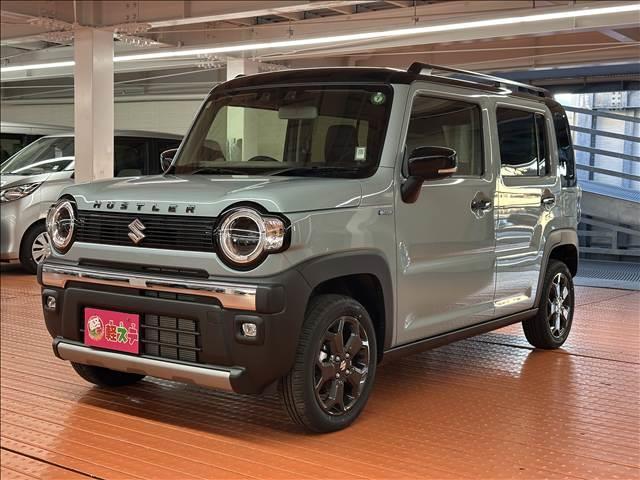ハスラー タフワイルド　届出済未使用車　２トーンカラー仕様車　ブレーキサポート　レーンサポート　クルーズコントロール　ソナー　シートヒーター　スマートキー　プッシュスタート　アイドリングストップ　ＬＥＤヘッドライト（5枚目）