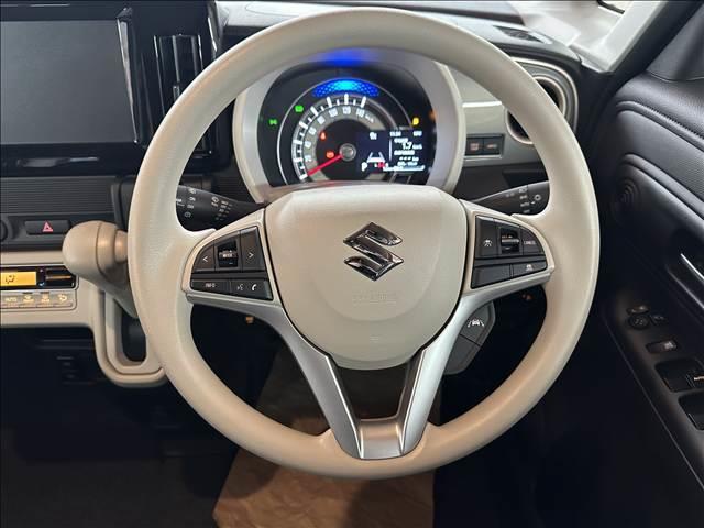 ワゴンＲスマイル ハイブリッドＳ　２トーンルーフパッケージ装着車　届出済未使用車　ブレーキサポート　ソナー　左側電動スライドドア　オートライト　シートヒーター　スマートキー　プッシュスタート　アイドリングストップ　オートライト　オートエアコン　２トーンルーフ仕様車（11枚目）