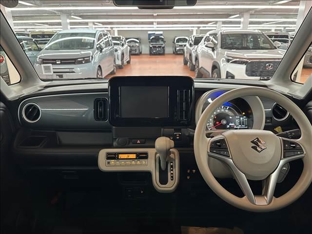 ワゴンＲスマイル ハイブリッドＳ　届出済未使用車　ブレーキサポート　ソナー　左側電動スライドドア　オートライト　シートヒーター　スマートキー　プッシュスタート　アイドリングストップ　ピュアホワイトパール塗装（10枚目）