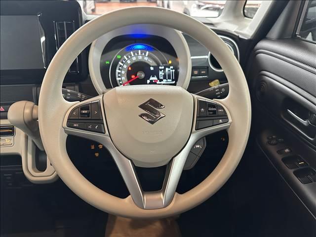 ワゴンＲスマイル ハイブリッドＳ　届出済未使用車　ブレーキサポート　ソナー　左側電動スライドドア　オートライト　シートヒーター　スマートキー　プッシュスタート　アイドリングストップ　ピュアホワイトパール塗装（11枚目）