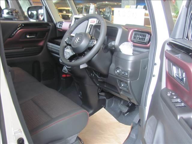 スペーシアカスタム ハイブリッドＸＳ　届出済未使用車　ブレーキサポート　レーンサポート　ソナー　両側電動スライドドア　クルーズコントロール　シートヒーター　スマートキー　プッシュスタート　オートライト　オートエアコン　電動格納ミラー（5枚目）