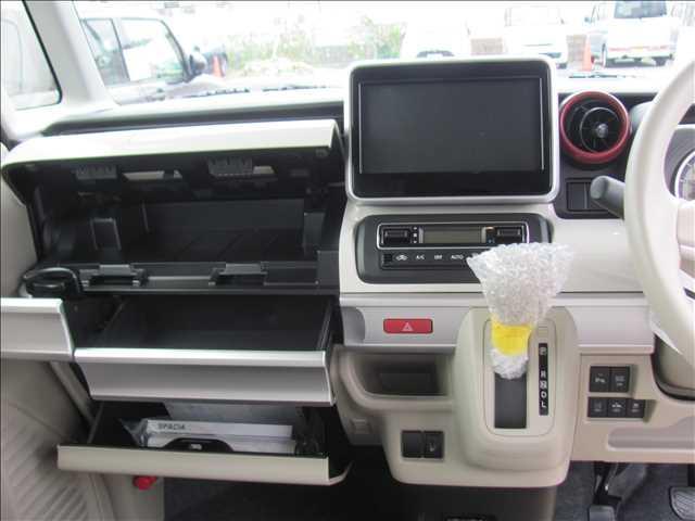 スペーシア ハイブリッドＸ　届出済未使用車　ブレーキサポート　レーンサポート　ソナー　クルーズコントロール　ＬＥＤヘッドライト　アイドリングストップ　両側電動スライドドア　Ｗシートヒーター　オートライト（7枚目）