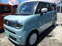 ワゴンＲスマイル ハイブリッドＸ　届出済未使用車　ブレーキサポート　レーンサポート　ソナー　両側電動スライドドア　オートライト　シートヒーター　ＬＥＤヘッドライト　スマートキー　プッシュスタート　アイドリングストップ　オートエアコン（5枚目）