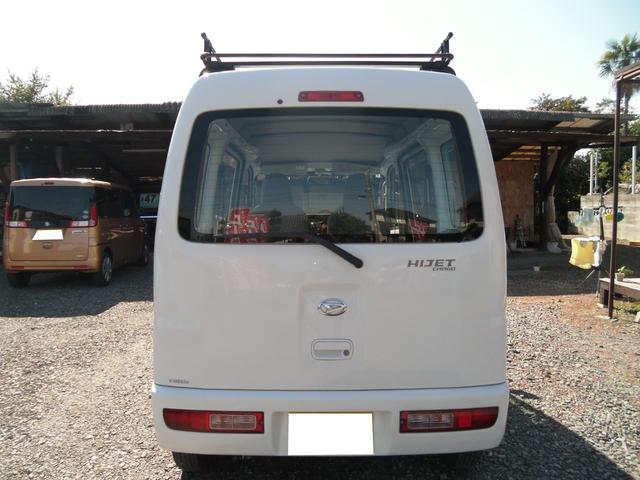 ハイゼットカーゴ スペシャル 4WD 5速MT ルーフキャリア 両側スライドドア エアコン 荷台マット(6枚目)