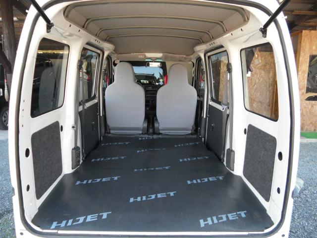 ハイゼットカーゴ スペシャル 4WD 5速MT ルーフキャリア 両側スライドドア エアコン 荷台マット(33枚目)