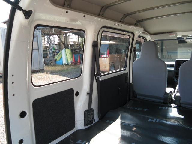 ハイゼットカーゴ スペシャル 4WD 5速MT ルーフキャリア 両側スライドドア エアコン 荷台マット(35枚目)