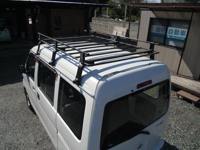 ハイゼットカーゴ スペシャル 4WD 5速MT ルーフキャリア 両側スライドドア エアコン 荷台マット(37枚目)