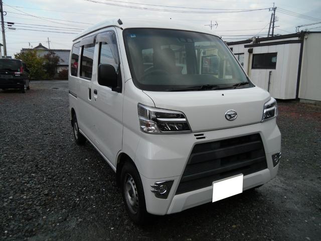 ハイゼットカーゴ DX SAIII アイドリングストップ LEDヘッドライト オートライト フォグライト ETC 横滑り防止装置 両側スライドドア 衝突被害軽減ブレーキ クラッチ交換済(3枚目)