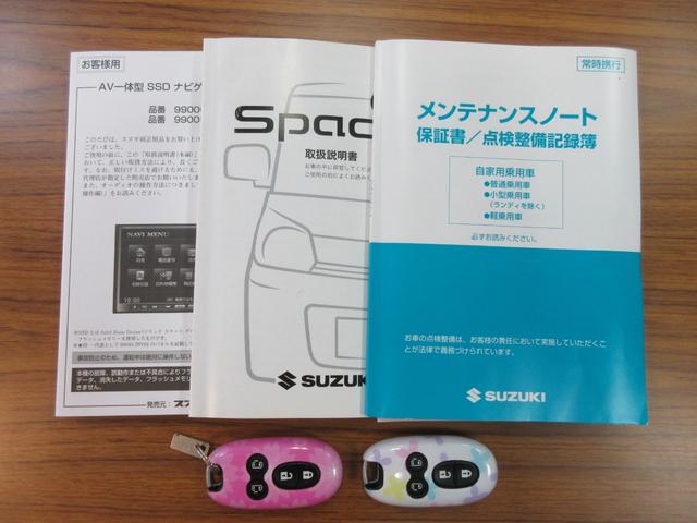 スペーシア Ｘ　ＥＴＣ　両側電動スライドドア　ナビ　ＴＶ　スマートキー　アイドリングストップ　電動格納ミラー　ベンチシート　ＣＶＴ　盗難防止システム　ＡＢＳ　ＣＤ　ＤＶＤ再生　ＵＳＢ　Ｂｌｕｅｔｏｏｔｈ（39枚目）