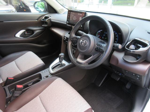 ヤリスクロス ハイブリッドZ ETC 全周囲カメラ クリアランスソナー オートクルーズコントロール レーンアシスト パワーシート 衝突被害軽減システム オートマチックハイビーム オートライト LEDヘッドランプ 電動リアゲート(34枚目)