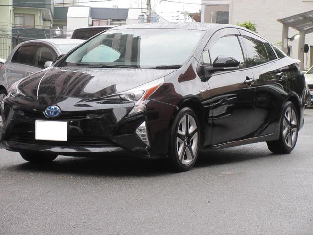 プリウス Aツーリングセレクション ETC クリアランスソナー レーンアシスト オートクルーズコントロール パークアシスト 衝突被害軽減システム バックカメラ ナビ TV アルミホイール オートマチックハイビーム オートライト(23枚目)