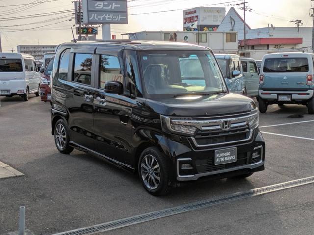 Ｎ－ＢＯＸカスタム ＥＸ　両側パワースライドドア　純正ナビ　Ｂｌｕｅｔｏｏｔｈ　ＥＴＣ　フルセグテレビ　ＬＥＤヘッドライト　純正アルミホイール　両席シートヒーター　ＣＴＢＡ（14枚目）