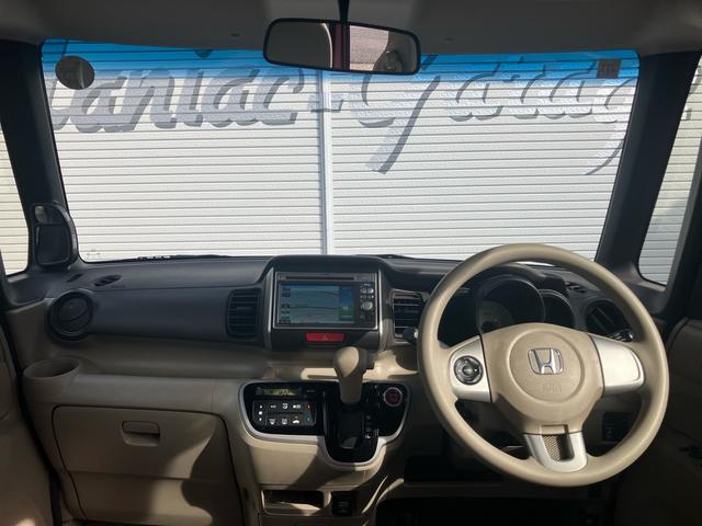 Ｎ－ＢＯＸ Ｇ・Ｌパッケージ　ＥＴＣ　メモリーナビ　ワンセグＴＶ　バックカメラ　左側電動スライドドア　電動格納ミラー　純正アルミ　キーレスエントリー　スマートキー　アイドリングストップ　盗難防止システム　安全衝突ボディ（11枚目）