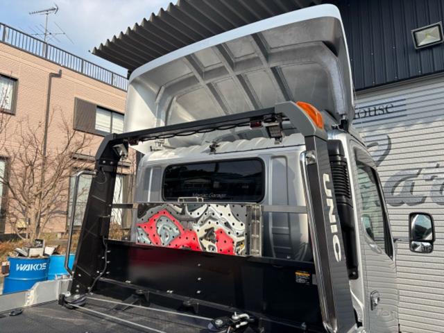 デュトロ 　ハイグレード　積載車　ユニックＮＥＯαＰＬＵＳ　シートヒーター　メモリーナビ　フルセグＴＶ　ＤＶＤ　ＣＤ　オーディオ　バックカメラ　ＬＥＤヘッド　アイドリングストップ　キーレスエントリー　スマートキー（15枚目）