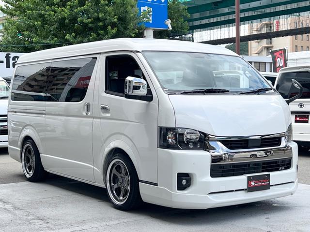 スーパーGL ダークプライムII ベッドキット インナーブラックヘッドライト バッドフェイス 18AW オーバーフェンダー フロントスポイラー 9インチナビ ETC パノラミックビューモニター デジタルインナーミラー パワースライド(14枚目)