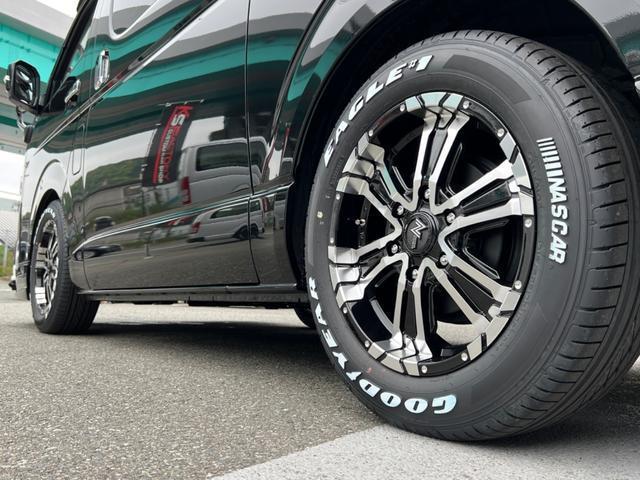 ハイエースワゴン ＧＬ　新車／オーダー／ＡＬＰＩＮＥ１１インチナビ／１２．８インチフリップダウンモニター／ドラレコ／ウインカードアミラー／ＡＶＥＳＴ／４１５コブラＬＥＤテール／天井スピーカー／デジタルインナーミラー（64枚目）