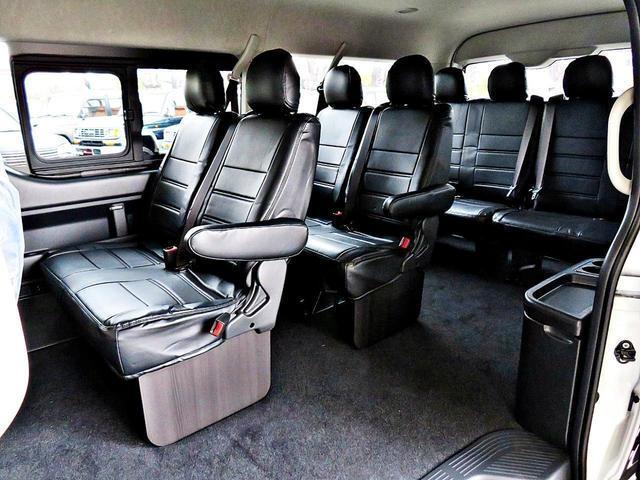 ハイエースワゴン ＧＬ　４ＷＤ／ブラックＥＤ／ＰＶＭ／ＢＩＧ－Ｘ／１１インチ／後席モニター／シートカバー／フルセグナビ／デジタルミラー／全周囲カメラ／ＴＳＳ／ＬＥＤヘッド＆フォグ／１６インチＡＷ／オープンカントリー／未登録車（7枚目）
