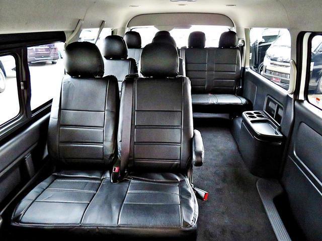ハイエースワゴン ＧＬ　４ＷＤ／ブラックＥＤ／ＰＶＭ／ＢＩＧ－Ｘ／１１インチ／後席モニター／シートカバー／フルセグナビ／デジタルミラー／全周囲カメラ／ＴＳＳ／ＬＥＤヘッド＆フォグ／１６インチＡＷ／オープンカントリー／未登録車（9枚目）