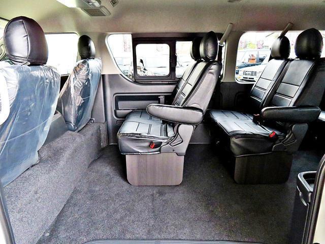 ハイエースワゴン ＧＬ　４ＷＤ／ブラックＥＤ／ＰＶＭ／ＢＩＧ－Ｘ／１１インチ／後席モニター／シートカバー／フルセグナビ／デジタルミラー／全周囲カメラ／ＴＳＳ／ＬＥＤヘッド＆フォグ／１６インチＡＷ／オープンカントリー／未登録車（10枚目）