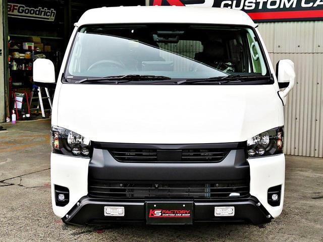 ハイエースワゴン ＧＬ　４ＷＤ／ブラックＥＤ／ＰＶＭ／ＢＩＧ－Ｘ／１１インチ／後席モニター／シートカバー／フルセグナビ／デジタルミラー／全周囲カメラ／ＴＳＳ／ＬＥＤヘッド＆フォグ／１６インチＡＷ／オープンカントリー／未登録車（17枚目）