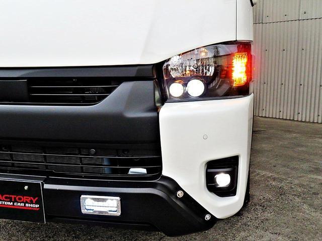 ハイエースワゴン ＧＬ　４ＷＤ／ブラックＥＤ／ＰＶＭ／ＢＩＧ－Ｘ／１１インチ／後席モニター／シートカバー／フルセグナビ／デジタルミラー／全周囲カメラ／ＴＳＳ／ＬＥＤヘッド＆フォグ／１６インチＡＷ／オープンカントリー／未登録車（19枚目）