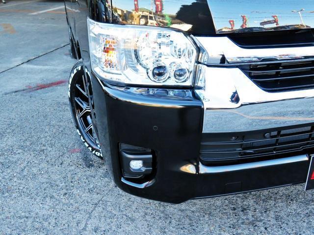 ハイエースワゴン ＧＬ　新車未登録／４ＷＤ／フルセグナビ／後席モニター／キャメルシート／マホガニーコンビハンドル／インパネ／デジタルミラー／全周囲カメラ／ＴＳＳ／シートカバー／ＬＥＤヘッド＆フォグ／１７インチホイール／ＥＴＣ（45枚目）