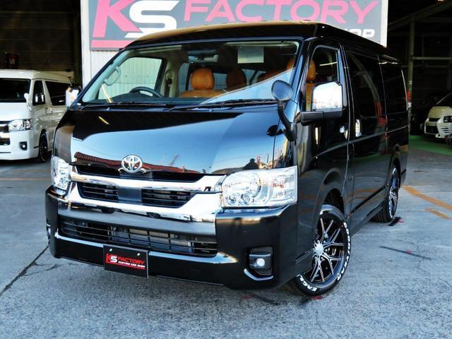 ハイエースワゴン ＧＬ　新車未登録／４ＷＤ／フルセグナビ／後席モニター／キャメルシート／マホガニーコンビハンドル／インパネ／デジタルミラー／全周囲カメラ／ＴＳＳ／シートカバー／ＬＥＤヘッド＆フォグ／１７インチホイール／ＥＴＣ（48枚目）