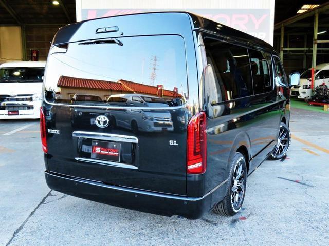 ハイエースワゴン ＧＬ　新車未登録／４ＷＤ／フルセグナビ／後席モニター／キャメルシート／マホガニーコンビハンドル／インパネ／デジタルミラー／全周囲カメラ／ＴＳＳ／シートカバー／ＬＥＤヘッド＆フォグ／１７インチホイール／ＥＴＣ（49枚目）