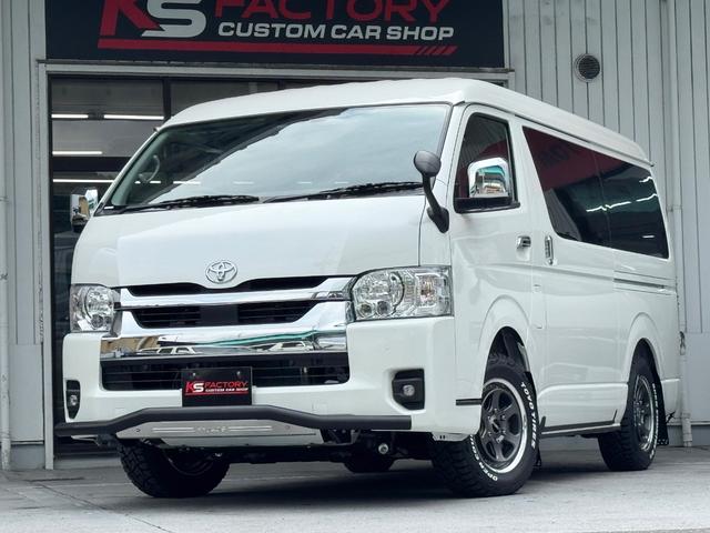 ハイエースワゴン ＧＬ　ファインテックツアラー／４ＷＤ／即お渡し／未登録新車／ＪＡＯＳ／４１５コブラ／ＬＥＤテール／ＪＡＯＳマッドガード／ＪＡＯＳスキッドバ－／デジタルインナーミラー／寒冷地仕様／７インチナビ／ＥＴＣ（2枚目）