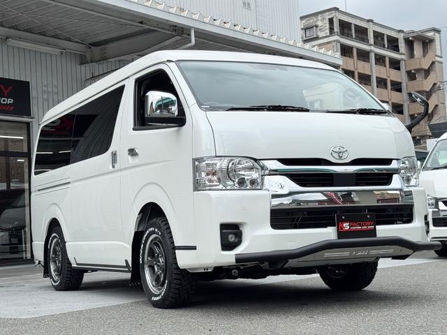 ハイエースワゴン ＧＬ　ファインテックツアラー／４ＷＤ／即お渡し／未登録新車／ＪＡＯＳ／４１５コブラ／ＬＥＤテール／ＪＡＯＳマッドガード／ＪＡＯＳスキッドバ－／デジタルインナーミラー／寒冷地仕様／７インチナビ／ＥＴＣ（18枚目）