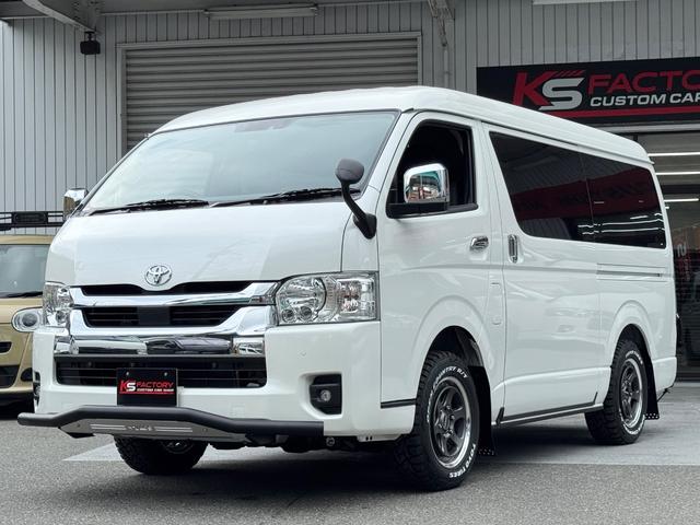 ハイエースワゴン ＧＬ　ファインテックツアラー／４ＷＤ／即お渡し／未登録新車／ＪＡＯＳ／４１５コブラ／ＬＥＤテール／ＪＡＯＳマッドガード／ＪＡＯＳスキッドバ－／デジタルインナーミラー／寒冷地仕様／７インチナビ／ＥＴＣ（19枚目）