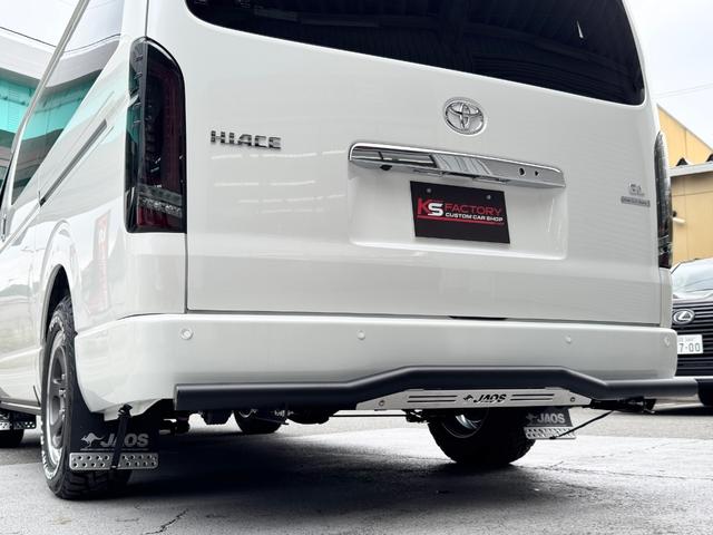 ハイエースワゴン ＧＬ　ファインテックツアラー／４ＷＤ／即お渡し／未登録新車／ＪＡＯＳ／４１５コブラ／ＬＥＤテール／ＪＡＯＳマッドガード／ＪＡＯＳスキッドバ－／デジタルインナーミラー／寒冷地仕様／７インチナビ／ＥＴＣ（28枚目）