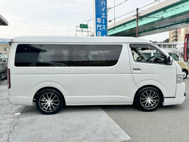 ハイエースワゴン ＧＬ　パワースライドドア／シートカバー／新品ＭＴＳ１８ＡＷ／ローダウン／フロントスポイラー／４１５コブラ／１００Ｖコンセント／ＬＥＤヘッドランプ／ＬＥＤフォグ／ＬＥＤテールランプ（38枚目）