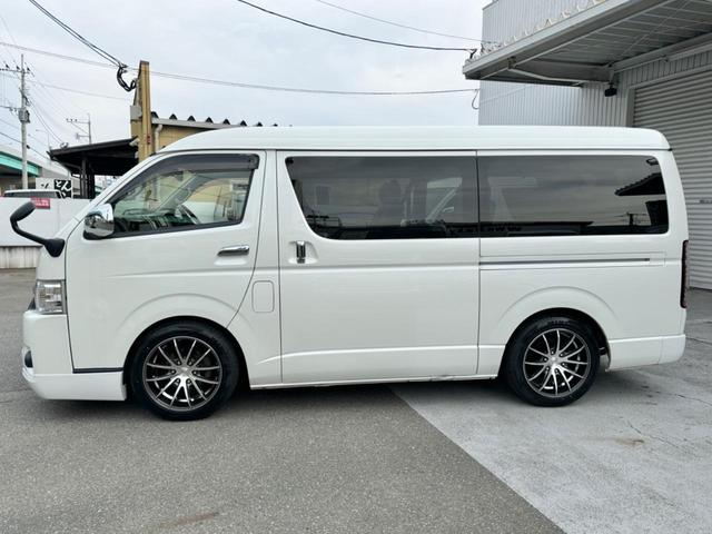 ハイエースワゴン ＧＬ　パワースライドドア／シートカバー／新品ＭＴＳ１８ＡＷ／ローダウン／フロントスポイラー／４１５コブラ／１００Ｖコンセント／ＬＥＤヘッドランプ／ＬＥＤフォグ／ＬＥＤテールランプ（39枚目）